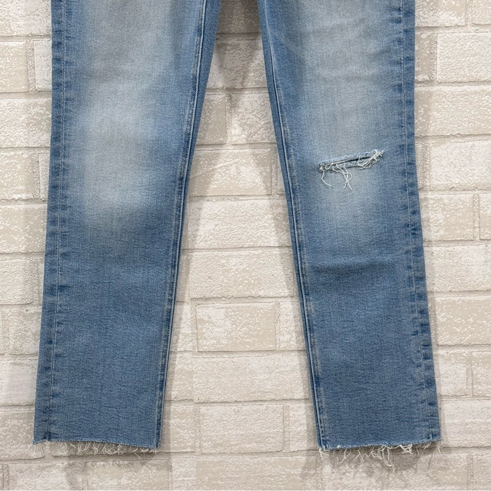 MOTHER THE MID RISE DAZZLER ANKLE FRAY KEANS - Hopeless Romantic - Sz - 28 - Picture 3 of 11